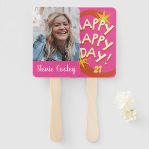 Personalized Happy Birthday Fan Faces