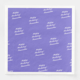 Personalized Happy Birthday Napkin  - HAMbyWG