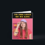 Personalized Happy Birthday Photo Love wife Card<br><div class="desc">Personalized Happy Birthday Photo Love wife</div>