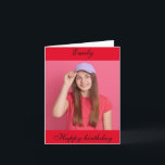 Personalized Happy Birthday Photo wife quotes  Card<br><div class="desc">Personalized Happy Birthday Photo Colourful</div>