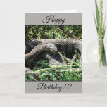 Personalized Happy Birthday Snake Card<br><div class="desc">Personalized Happy Birthday Snake Card</div>