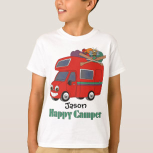 Personalized Happy Camper T-Shirt