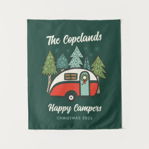Personalized Happy Campers Tapestry