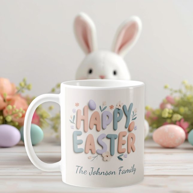 Personalized Happy Easter Family Mug (Creator Uploaded)