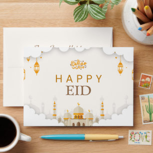 Personalized Happy Eid Money Card Envelopes
