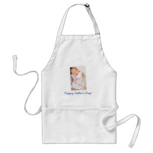 Personalized Happy Fathers Day Aprons PHOTO