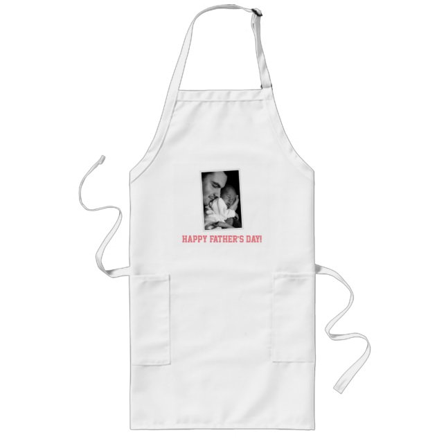 Personalized Happy Fathers Day Aprons With PHOTO (Front)