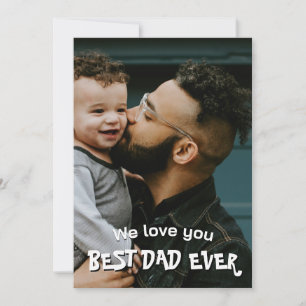 Personalized Happy Father's Day Card with Photo