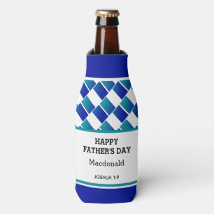 Personalized HAPPY FATHER'S DAY Custom Scripture Bottle Cooler