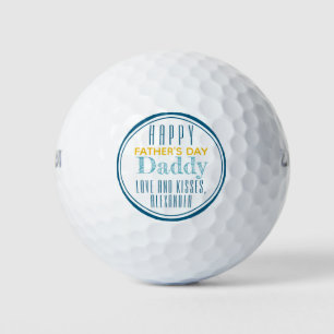 Personalized Happy Father's Day Golf Balls