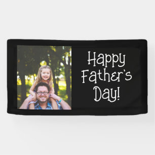 Personalized Happy Father's Day Photo Banner