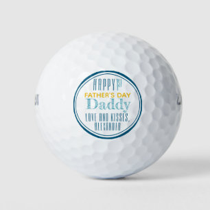 Personalized Happy First Father's Day Golf Balls