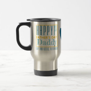 Personalized Happy First Father's Day Travel Mug