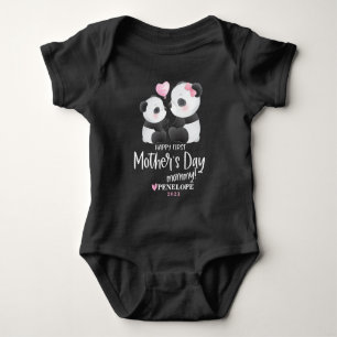 Personalized Happy First Mothers Day Baby Bodysuit