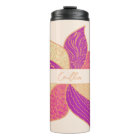 Personalized Happy Flower Thermal Tumbler