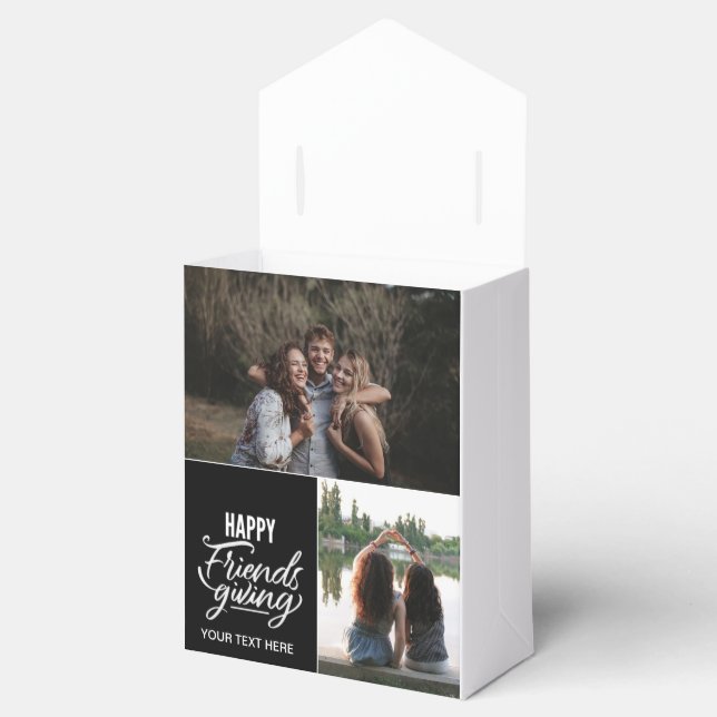 Personalized Happy Friendsgiving Favour Box (Opened)