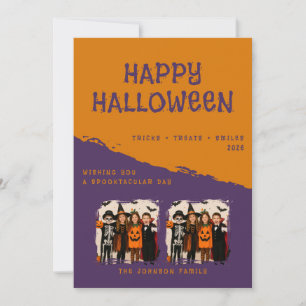 Personalized Happy Halloween Greeting Card