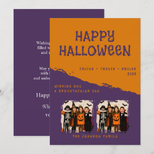 Personalized Happy Halloween Greeting Card