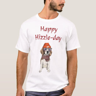 personalized Happy Hizzle day card T-Shirt