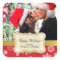 Personalized Happy Holiday Photo Christmas Sticker
