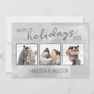 Personalized Happy Holidays Card with Photos