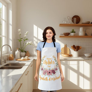 Personalized Happy Mother’s Day Floral Apron
