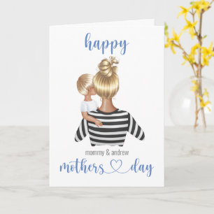 Personalized Happy Mothers Day From Child Card