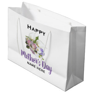 Personalized Happy Mother's Day Gift Bag