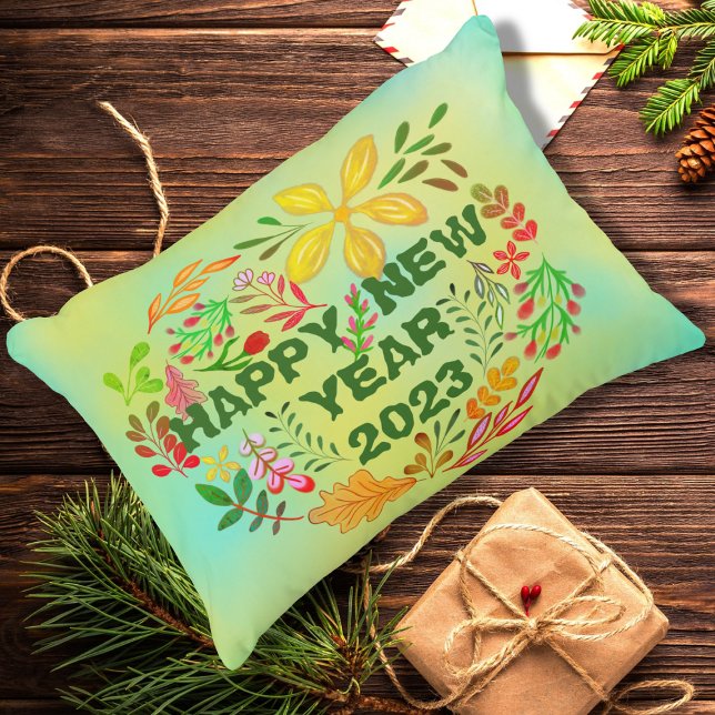 PERSONALIZED HAPPY NEW YEAR 20XX ACCENT PILLOW (Creator Uploaded)