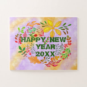 PERSONALIZED HAPPY NEW YEAR 20XX JIGSAW PUZZLE