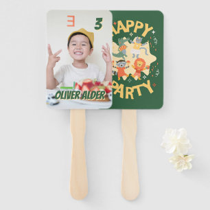 Personalized Happy Party Fan Faces 