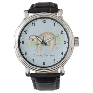 Personalized Happy Sloth Watch