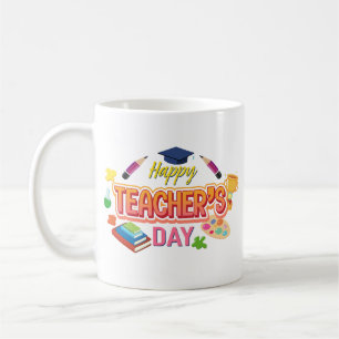 Personalized Happy Teacher’s Day Name Coffee Mug