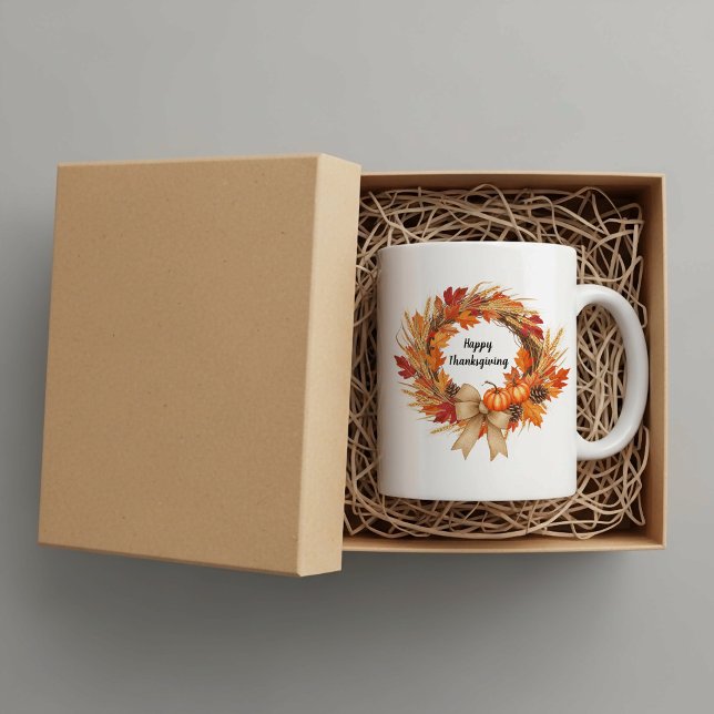 Personalized Happy Thanksgiving mug  (Creator Uploaded)