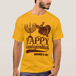 Personalized Happy Thanksgivukkah T-Shirt