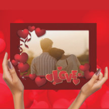 Personalized Happy Valentines's Day Photo 