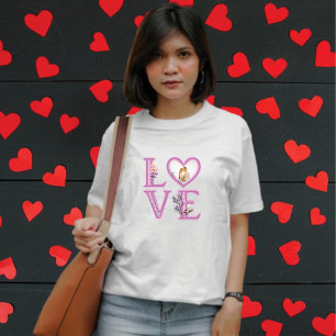 Personalized Happy Valentines's Day Photo Tri-Blend Shirt