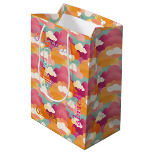 Personalized Happy Watercolor Gift Bag