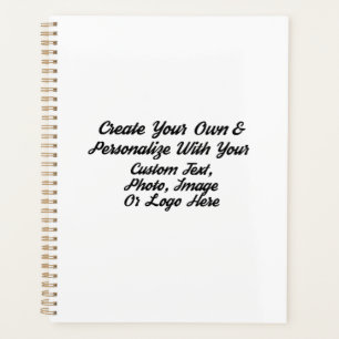 Personalized Hardcover Planner - Plastic Laminate