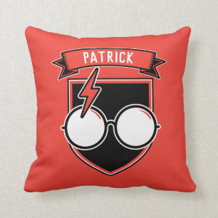 Personalized HARRY POTTER™ Badge Throw Pillow