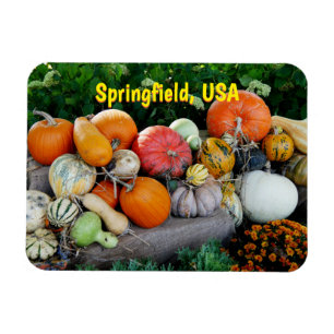 Personalized Harvest Colours Magnet