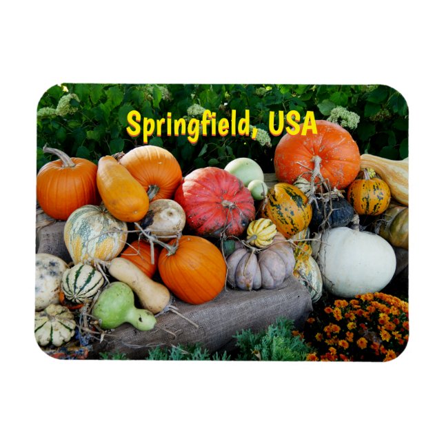 Personalized Harvest Colours Magnet (Horizontal)