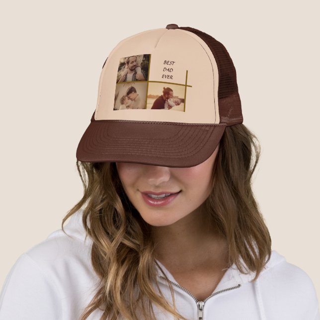 Personalized Hat for Dad – Custom Photo & Text (In Situ)