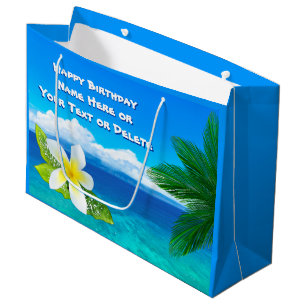 Personalized Hawaiian Gift Bags
