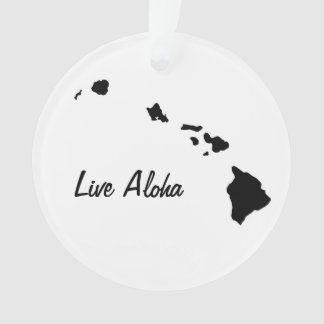 Personalized Hawaiian Islands Ornament