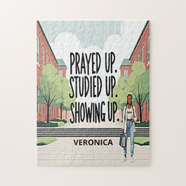 Personalized HBCU Faith Jigsaw Puzzle (Vertical)