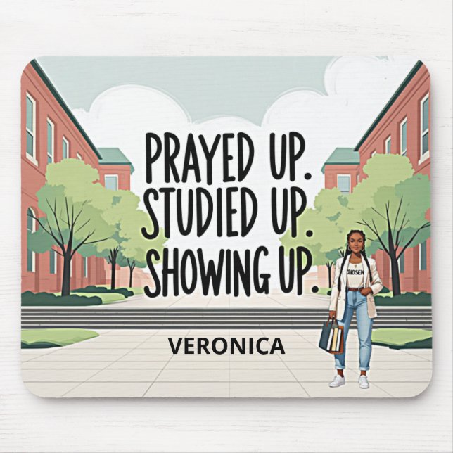 Personalized HBCU Faith Mouse Pad (Front)