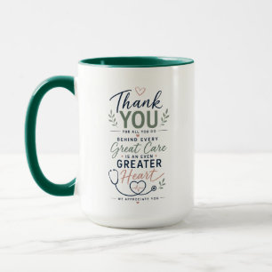 Personalized Healthcare Appreciation Thank You Mug