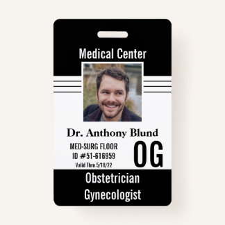 Personalized Healthcare Professional Name Tag Badge