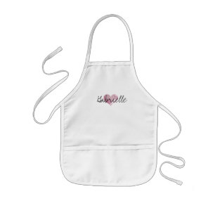 PERSONALIZED HEART apron